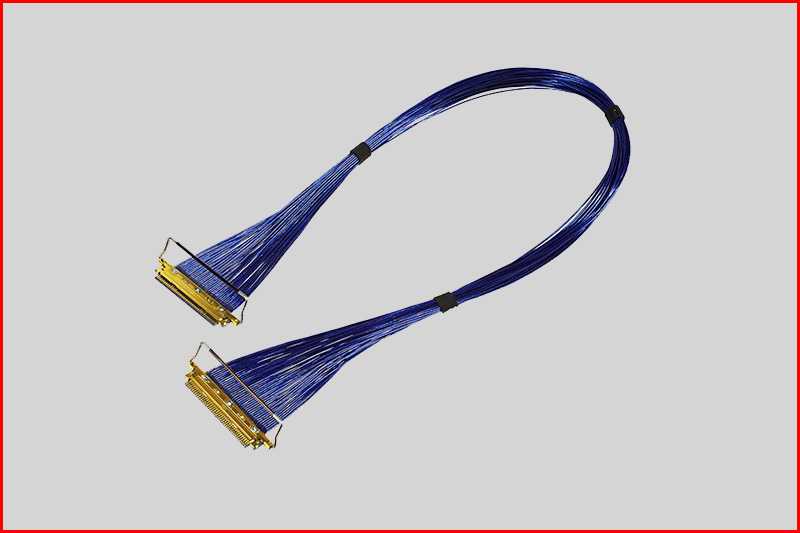 I-PEX 82145-100B-02-D LVDS同轴线