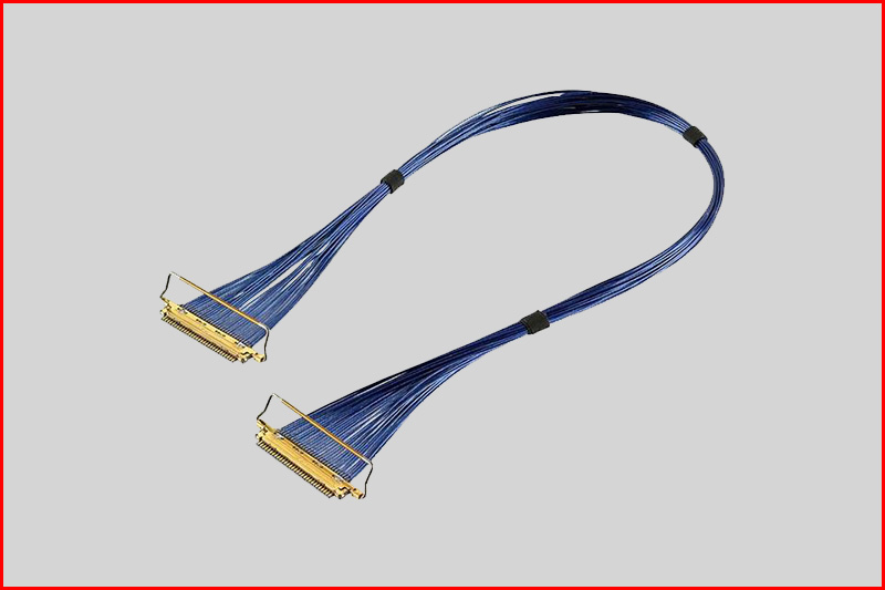 I-PEX 81421-100B-02-D LVDS同轴线